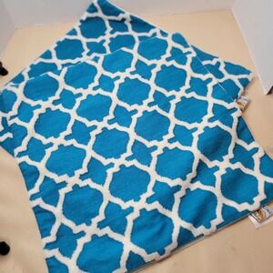 Devi Designs Bel Aire Crewel Boucle Pillow Covers Algiers Blue Ivory 19x19 Set 2